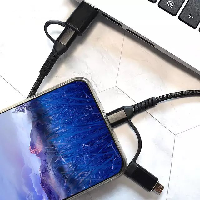 Pogo Hot selling Product High Speed 5 In 1 USB C+USB A to 3 in 1 QC3.0 PD3.0 Cable Fast Charging Line In Stock