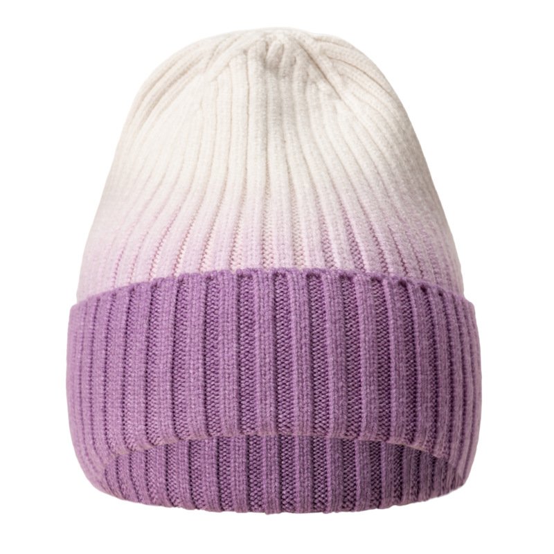 Factory logo printing winter warm windproof Knitted gorras breathable custom Gradient Tie Dye caps Skullies Beanies Winter Hats