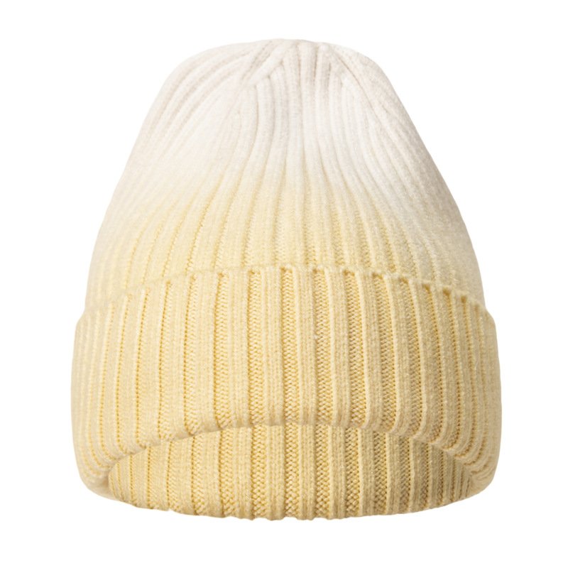 Factory logo printing winter warm windproof Knitted gorras breathable custom Gradient Tie Dye caps Skullies Beanies Winter Hats