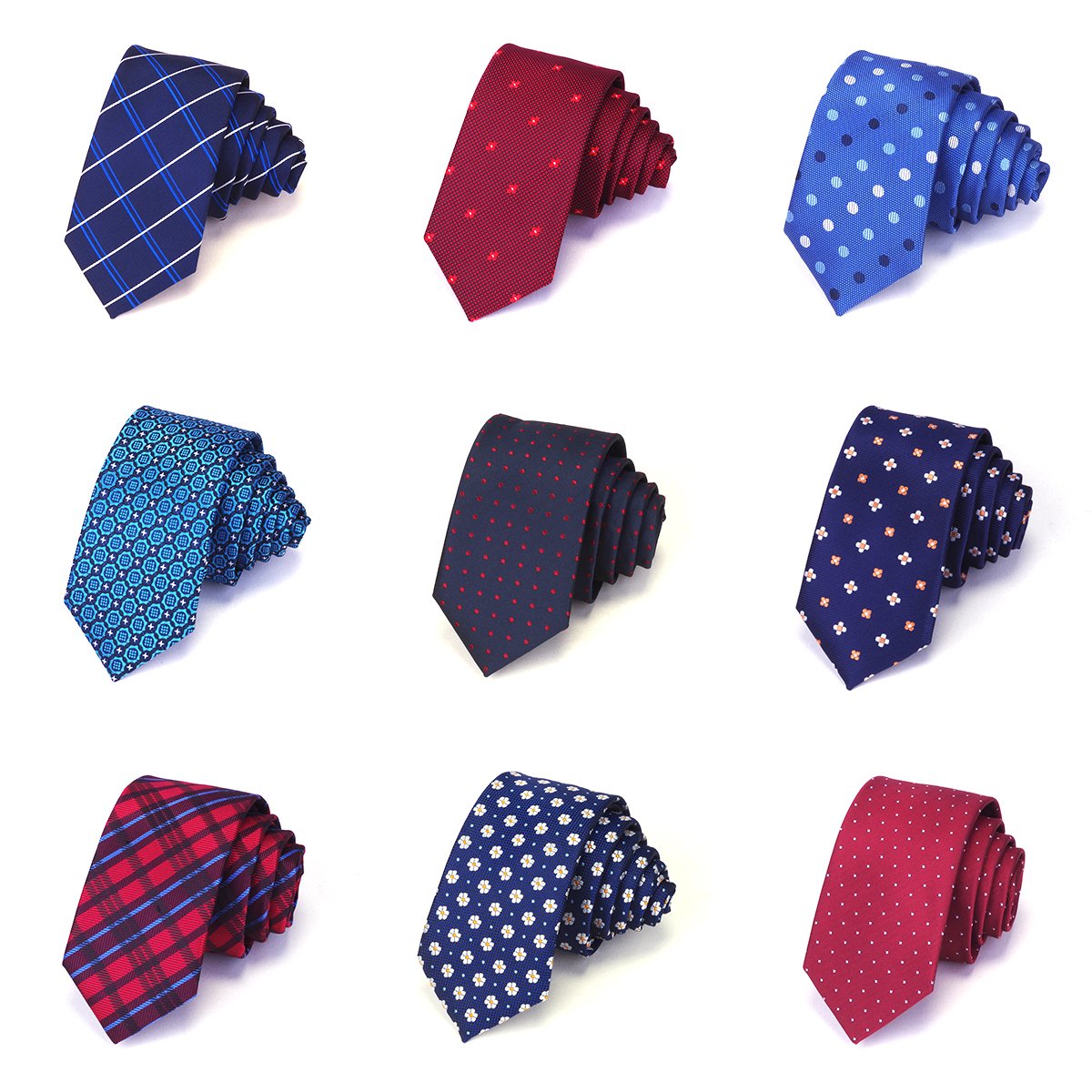 Fashionable style and various forms of polyester business tie