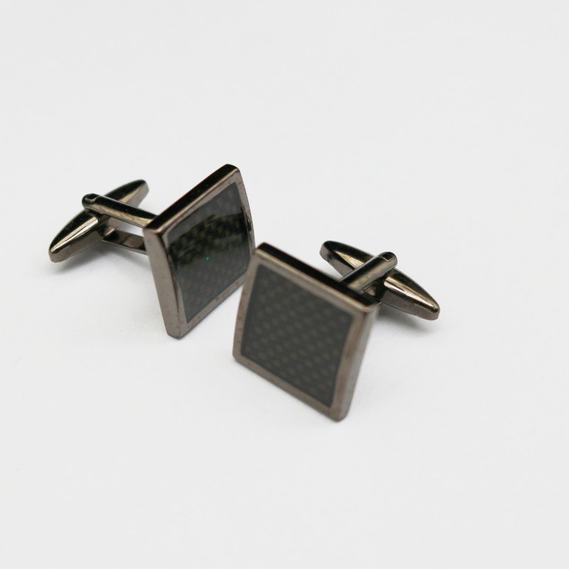 2024 new boyi High Quality CuffLink Custom Newest Men's Metal Blank Square Cuff links cufflinks for men