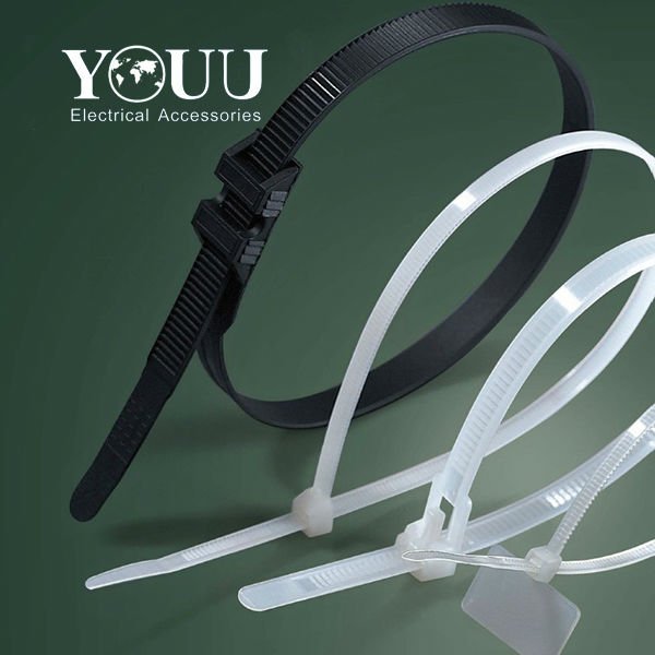 YOUU Most Demanded Products Colorful Nylon Cable Ties Wenzhou Electrical Unbreakable Soft Plastic Cable Tie