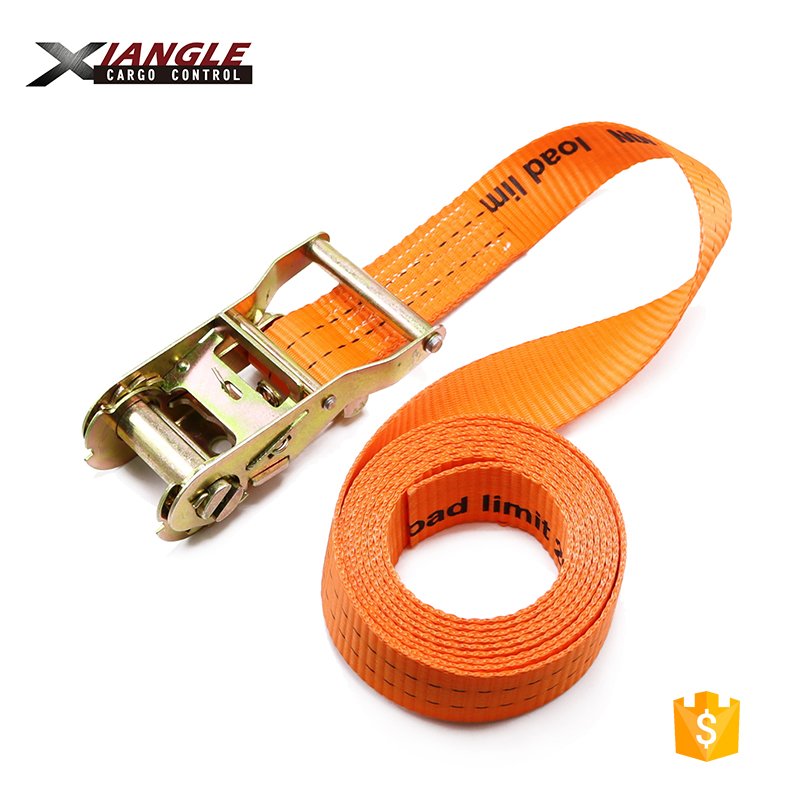 Heavy duty 1.5 inch 2000kgs ratchet tie down straps 38mm cargo lashing belts motorcycle soft loop tie down straps