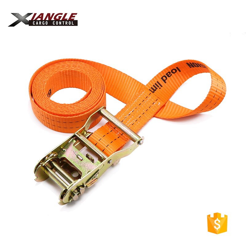 Heavy duty 1.5 inch 2000kgs ratchet tie down straps 38mm cargo lashing belts motorcycle soft loop tie down straps