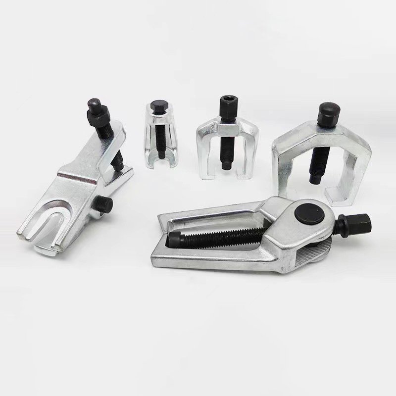 5Pcs Ball Joint Removal Puller Tool Tie Rod Arm Ball Joint Front End Service Tool Kit Ball Joint Separator Vehicle Tools Set