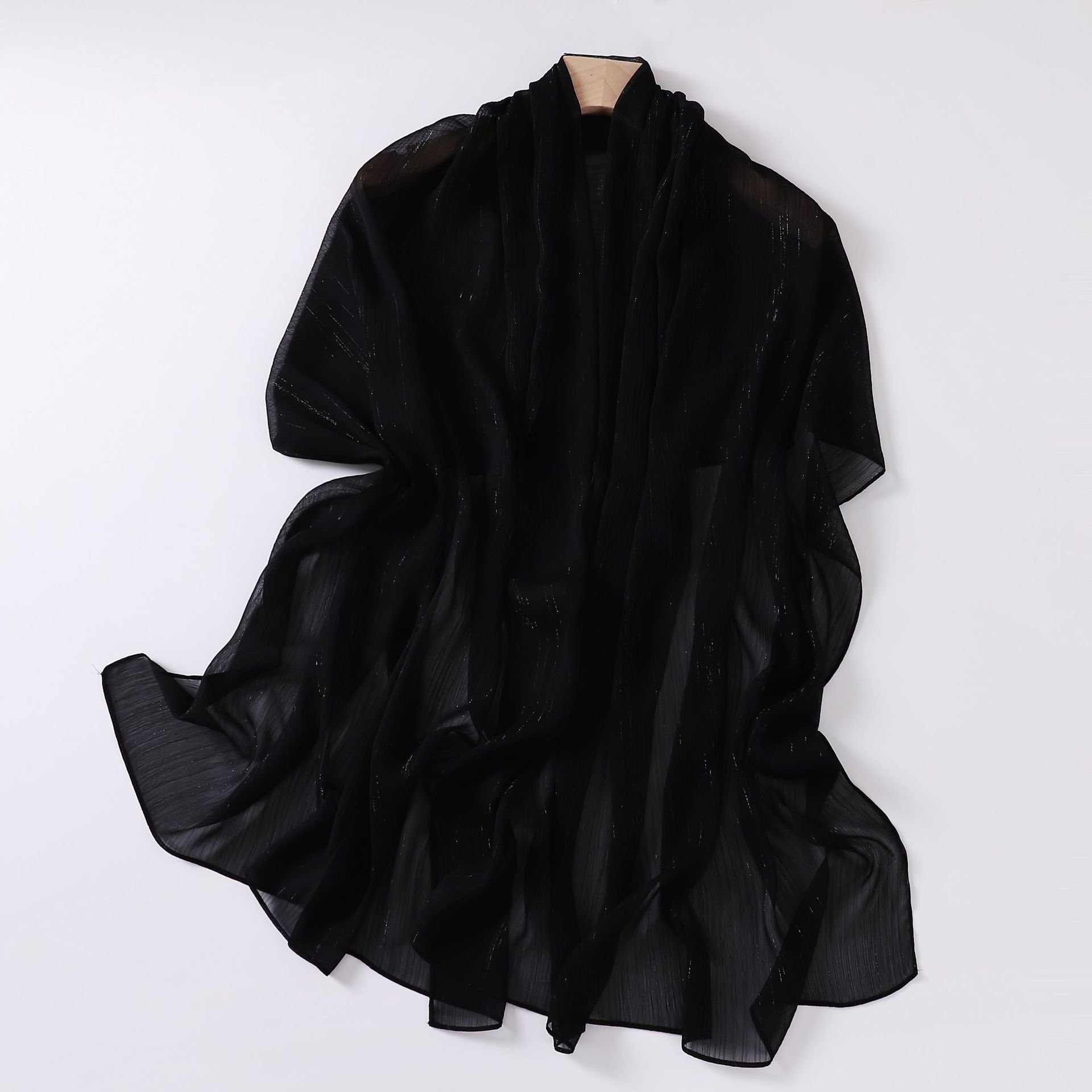 Supply Chiffon Hijab Scarf Two-color Gradient Hijab Wholesale Muslim Tie-Dye Hijab Wrap Islamic Headscarf Shawls