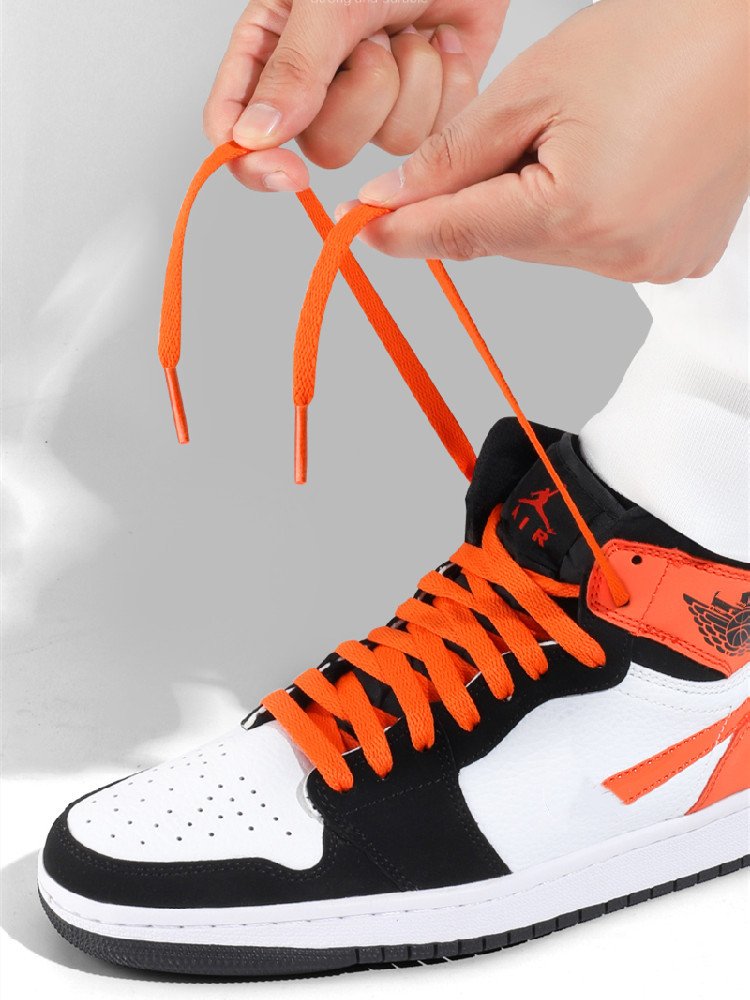 1 Pair 36Colors AJ Shoelaces for Sneakers Flats Classic AF1/AJ Sports Shoe laces Men Women Children Casual Strings