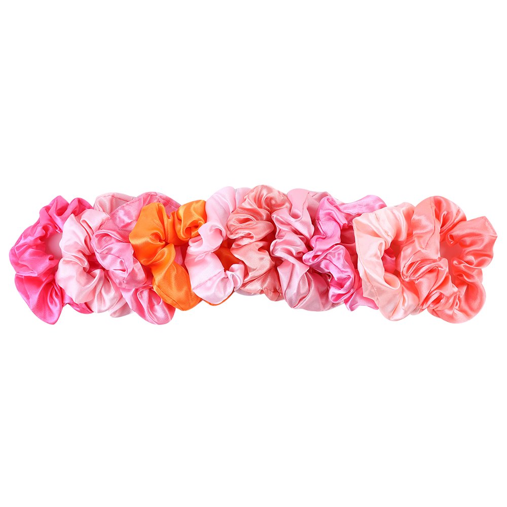Satin Hair Scunchies Super Comfy Scrunchies hair Accessories for Women Assorted Colors