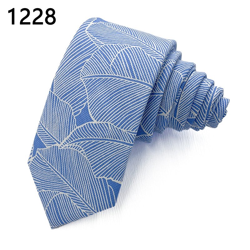 High quality cotton printed plain men's tie wholesale wedding hand floret 6cm floral tie manufacturers direct supply
