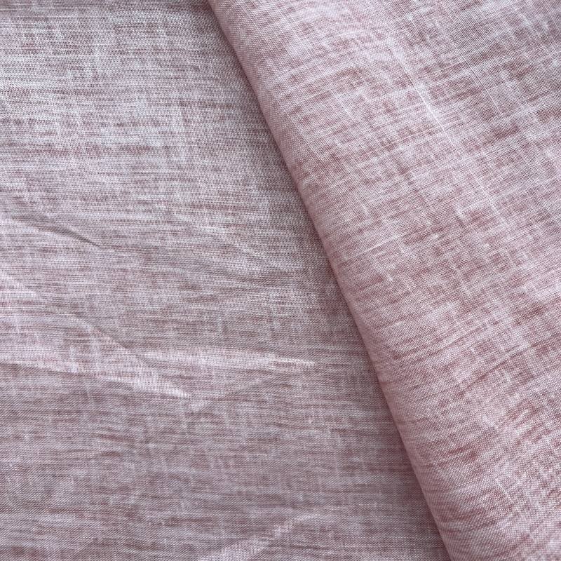 Popular factory high quality plain custom liberty printing 21s tie dye cotton breathable woven ramie fabric for clothing