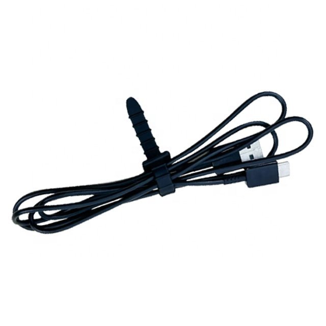 Newest Factory Sale Multi-Purpose Soft Cable Tie Reusable Adjustable Silicone Cable Tie At Cheap Price