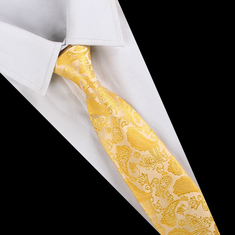 Luxury Italian mens paisley jacquard neck bow ties business necktie gravata wedding groom red tie for men