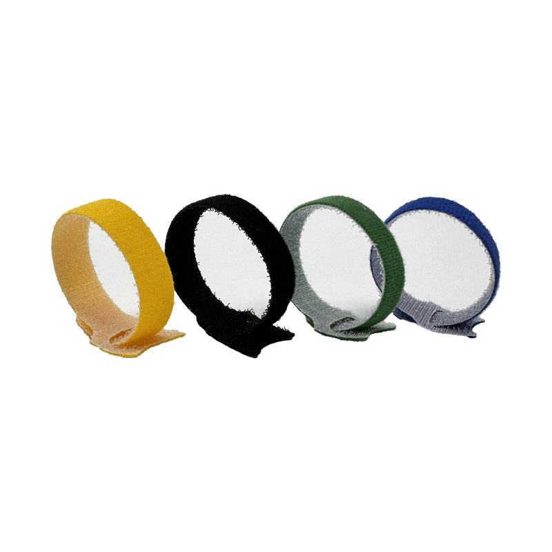 Hot Sale 20MM Back-to-back Velcroes Heavy Duty Double Side Self-Adhesive Band Tape with Double hook cables loop tie