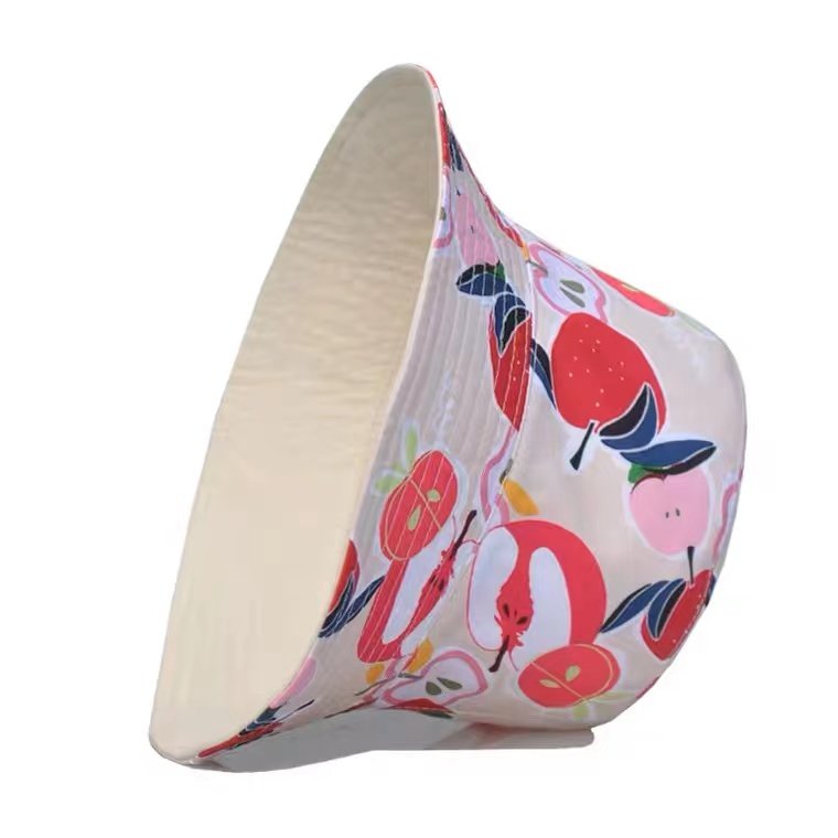Fisherman Cotton Custom Printed Logo Wide Brim Bucket Hat