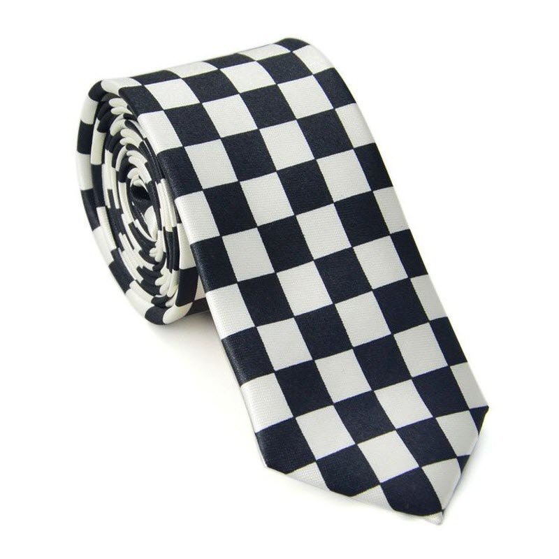 5cm Mens Ties Adults Pattern Narrow Ties Striped Checkered Rainbow Tie