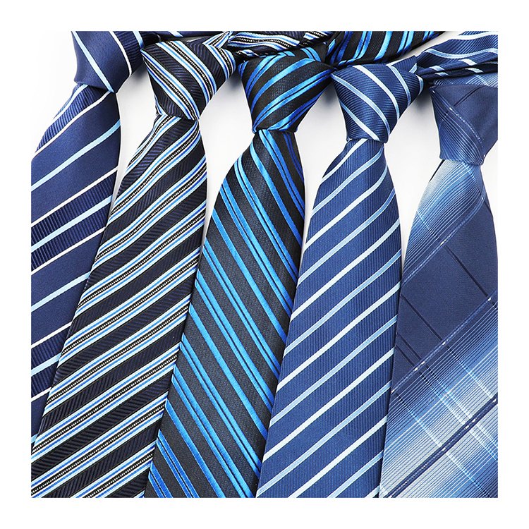 Professional Manufacture Business Casual Gentleman Men Fashion Striped Printed Polyester Tie
