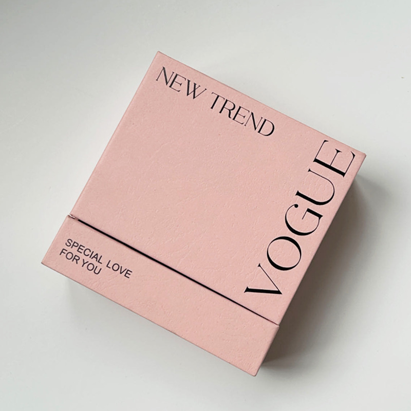 Fashion nail packaging box spot logo hot gold earrings necklace jewelry storage display drawer box