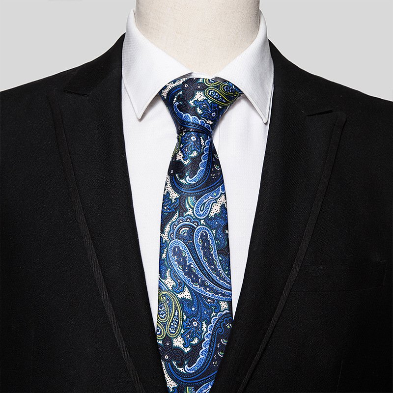 OEM Wholesale Custom Logo Tie Handmade 100% Silk Classic Paisley Ties