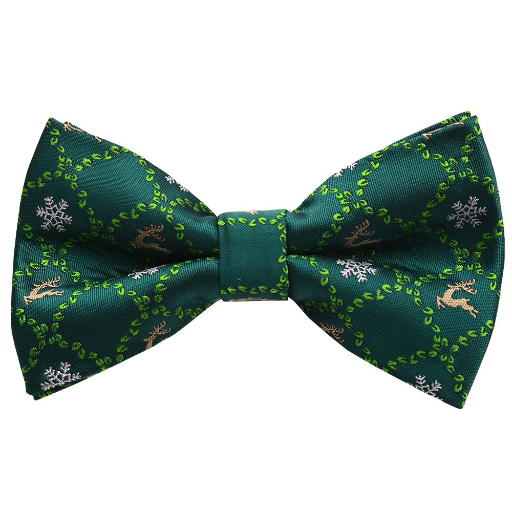 YiLi Custom Christmas Polyester Woven Women Bow Ties
