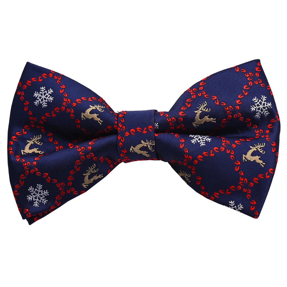 YiLi Custom Christmas Polyester Woven Women Bow Ties