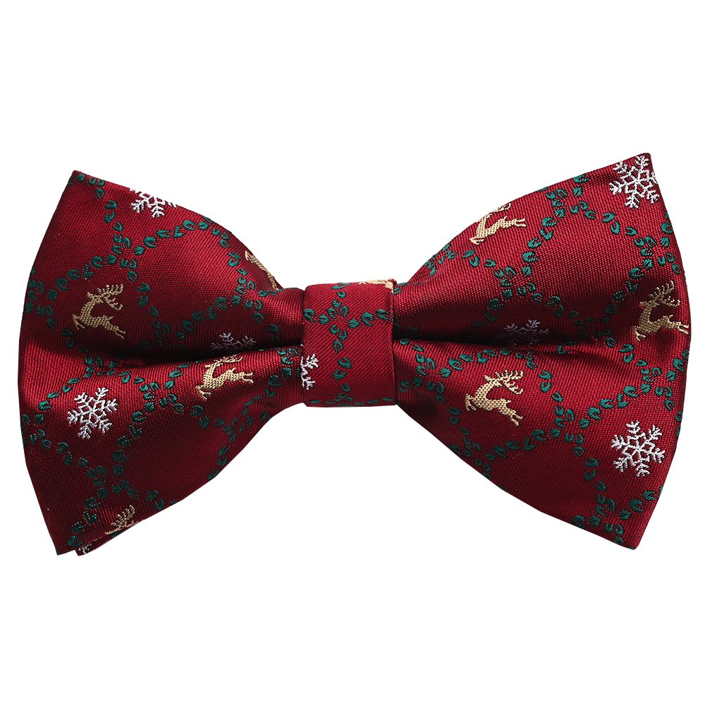 YiLi Custom Christmas Polyester Woven Women Bow Ties