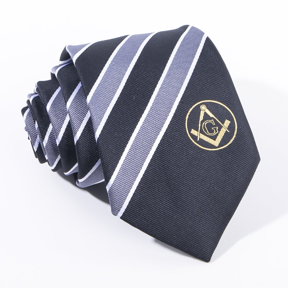 RunLin Manufacturer Customized New Arrivals Business Casual Luxury Handmade Polyester Masonic Tie