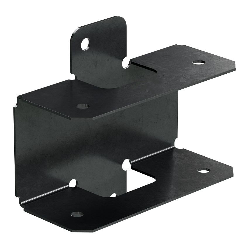Manufacture supplied metal angle brackets for wood joint construction connector Decorative Tie rail connector for wood