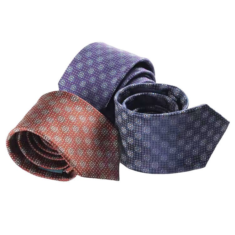 2024 New Arrival Custom Logo Fashion Mens' Business Neckties Wholesale 100% Silk Neck Ties for men