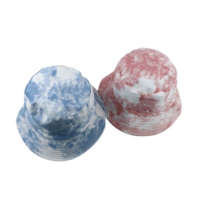 Popular Fashion Tie Dye Sun Hat Custom Pattern Bucket Hat Top Out