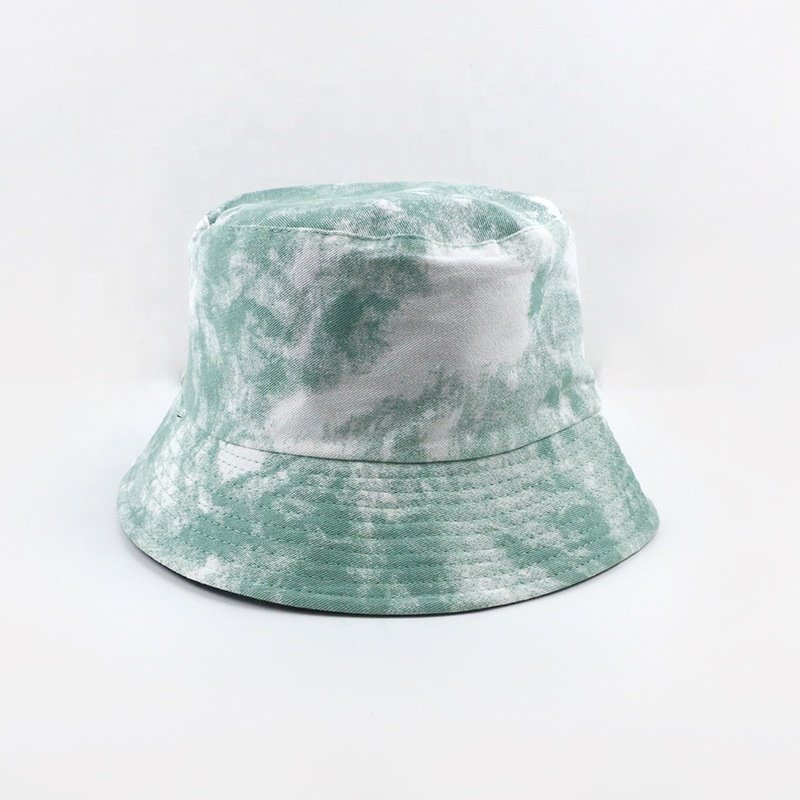 Popular Fashion Tie Dye Sun Hat Custom Pattern Bucket Hat Top Out