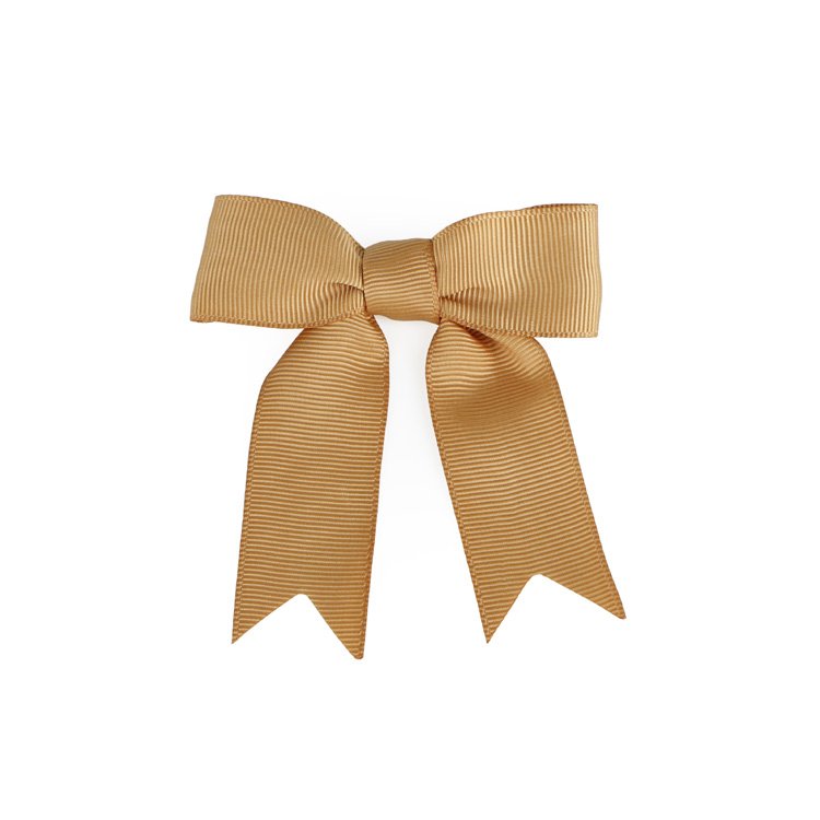 Factory supply white grosgrain ribbon pre-tie handmade Spot ribbed ribbon with bow Fishtail Solid color packaging ribbon