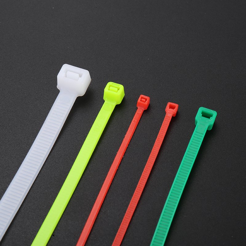 China factory direct 5*350mm 400mm 450mm 500mm plastic pvc cable wire strap zip ties multi color self locking nylon cable ties