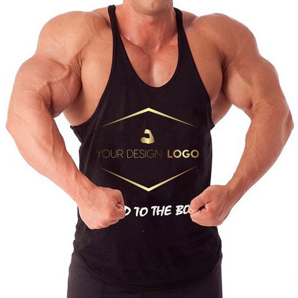 Gym Singlet Hombre Camisetas Sport Vest Stringer Tanks Sleeveless Muscle Bodybuilding Compression Athletic Mens Custom Tank Top
