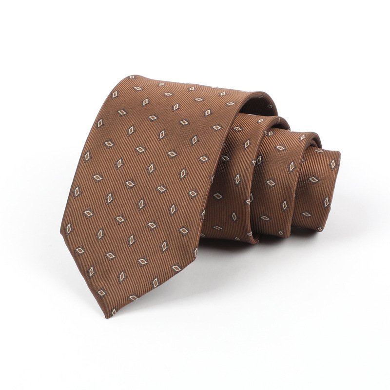Wholesale Fashion Design Popular Custom Office Gift Dot Stripe Neck Ties For Men