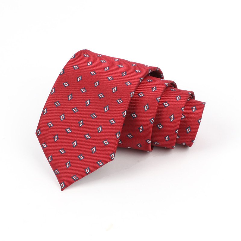 Wholesale Fashion Design Popular Custom Office Gift Dot Stripe Neck Ties For Men
