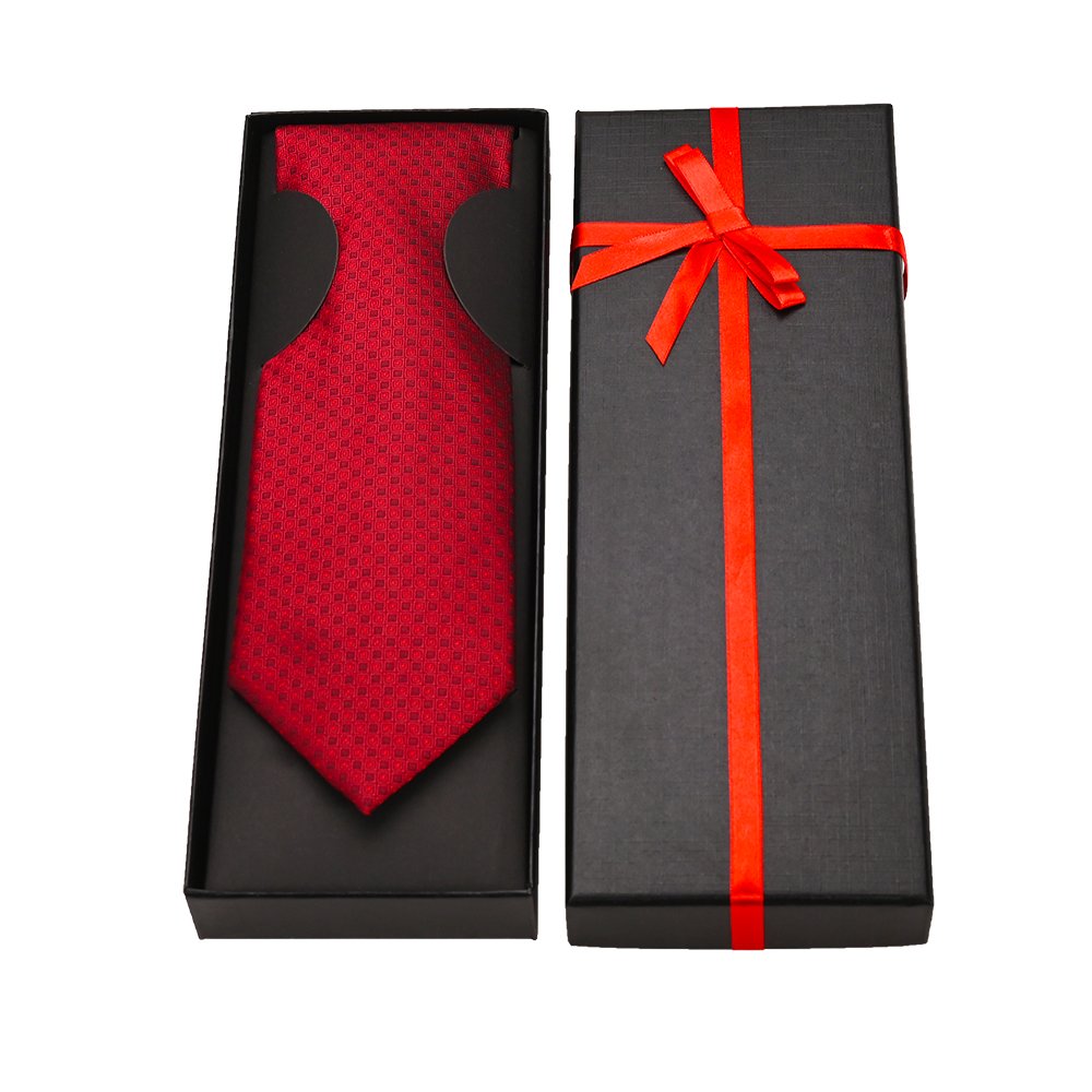 Yili Custom Fashion Neckwear Solid Color Neckties set Mens Formal Suit Gentleman Neck Ties with Gift Box Packing