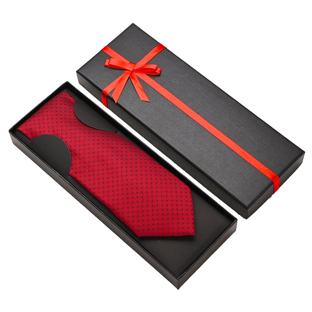 Yili Custom Fashion Neckwear Solid Color Neckties set Mens Formal Suit Gentleman Neck Ties with Gift Box Packing