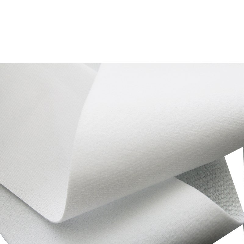 Popular hot sale 180G Polyester White Baby Soft Hook and Loop Fabric