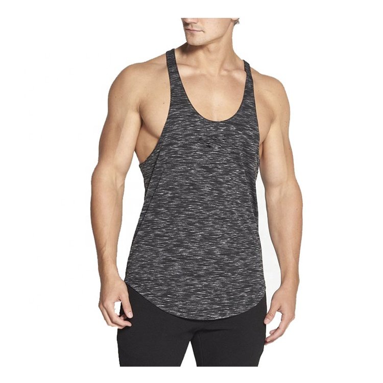 Manufacturer Custom Logo Gym Fitness Men Bodybuilding Stringer Tank Top Quantity Print XXL Cotton Gun OEM Customized Anti Style