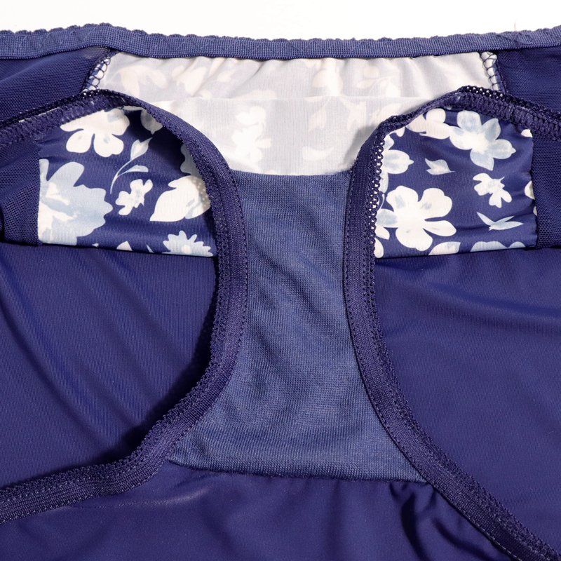 RTS 2024 New 38D-48D Women's Plus Size Lingerie Set Floral Print Underwear Set UltraThin Unlined Full Cup Bra And Panty Set