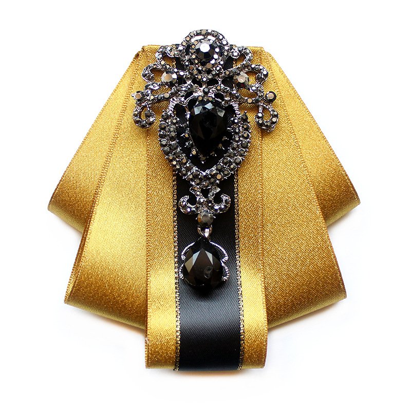 Customized Purple Rhinestone Women Bow Ties For Men Luxury Polyester Ribbon Bowtie Butterfly For Party Wedding