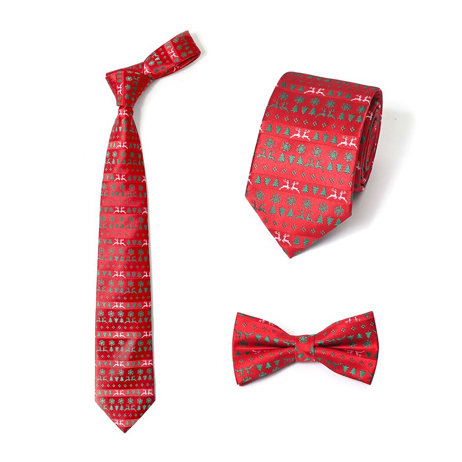 Yili Funny Mens Tie Holiday Season Party Gifts Neckties for Halloween Thanksgiving Christmas