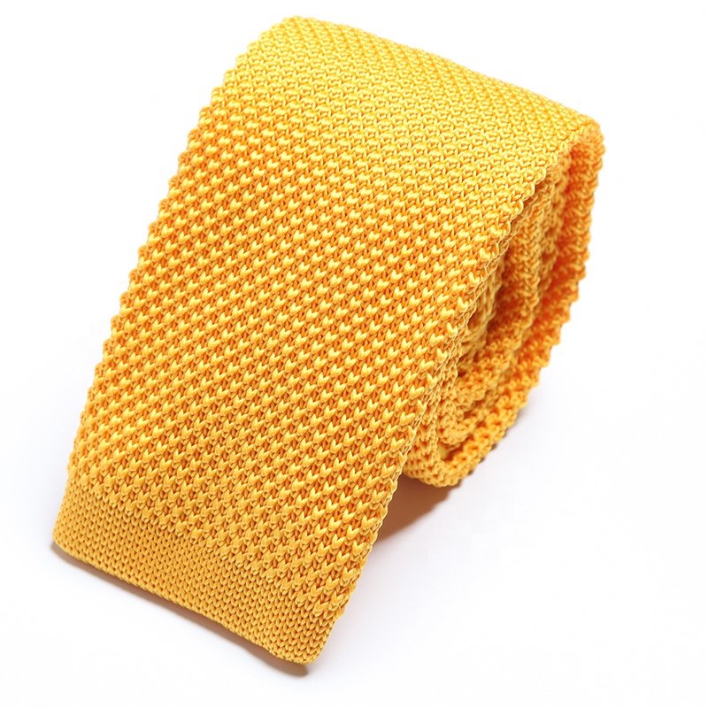27 colors plain in stock plain solid color polyester knitted tie for men