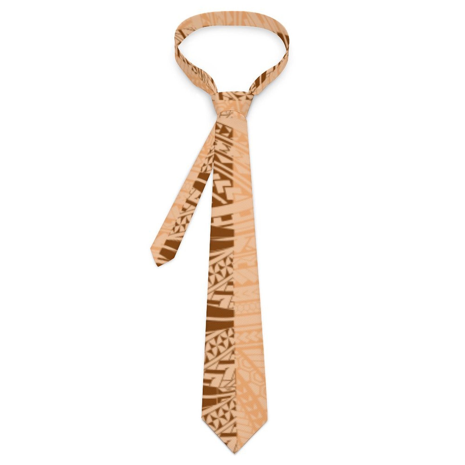 1MOQ Drop Shipping Polynesian Samoan Tribal Design Custom High Quality Fashion Trendy Casual Men's Tie