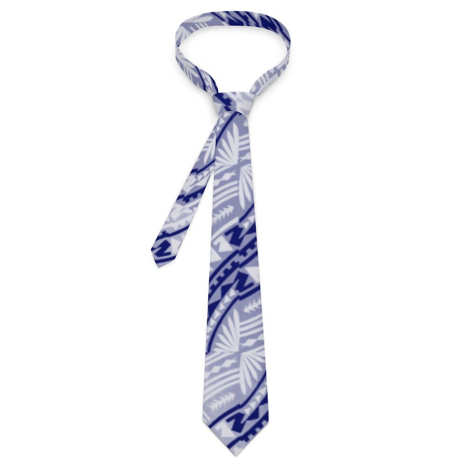 1MOQ Drop Shipping Polynesian Samoan Tribal Design Custom High Quality Fashion Trendy Casual Men's Tie