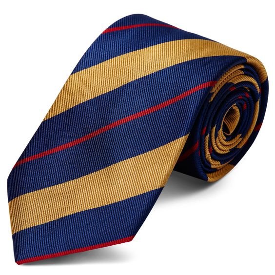 2024 Wholesale Men's Customized Golden Sublimation Fashion Trendy Embroidered Polyester Silk Suit Accessories Label Tie For Men