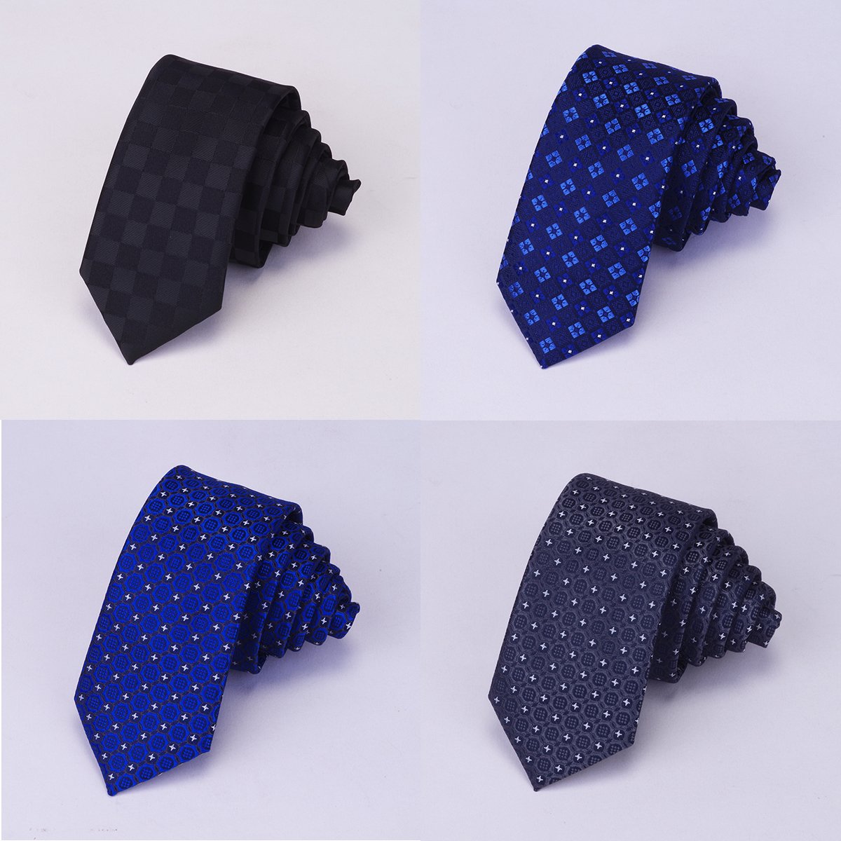 Custom Neck Tie Point Striped Skinny Necktie Woven Neck Tie Mens Wedding Tie Daily Wear