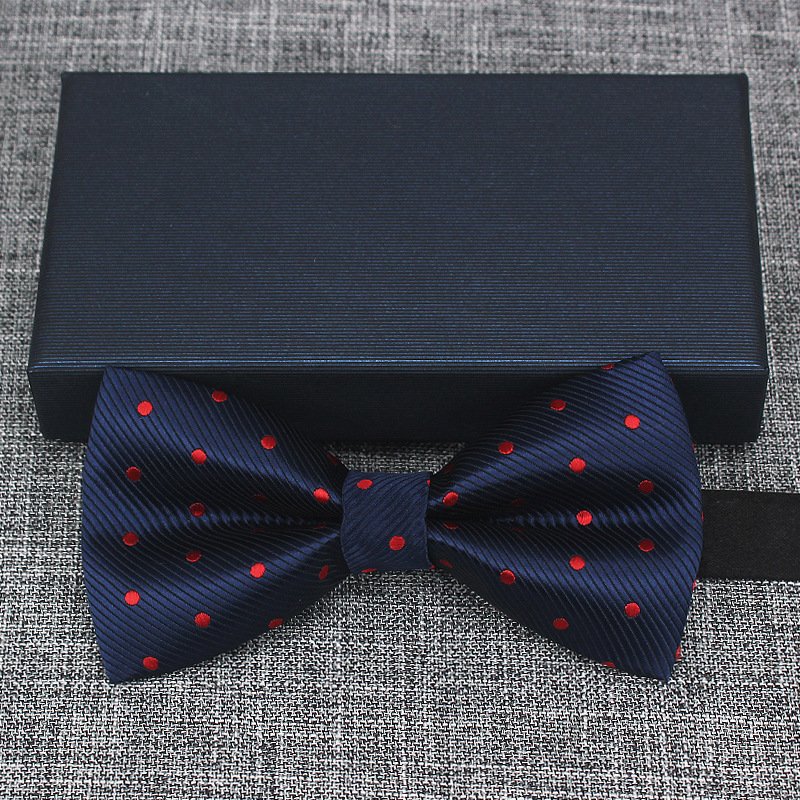 British and Korean men's bow tie Wedding groomsman suit formal bow shirt Bowtie