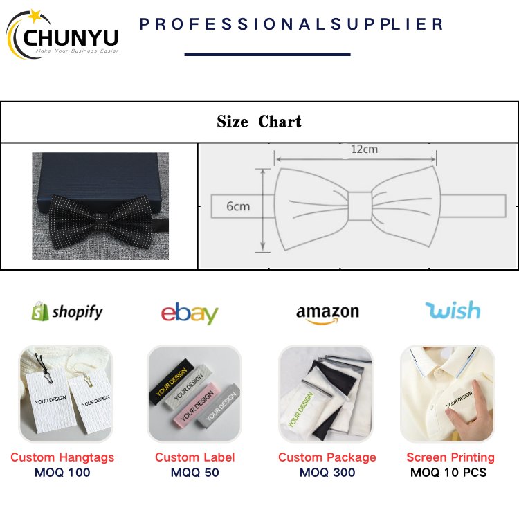 British and Korean men's bow tie Wedding groomsman suit formal bow shirt Bowtie