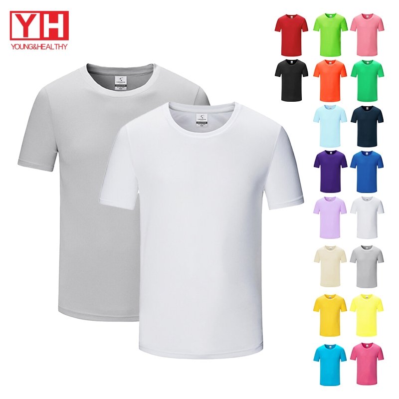 Factory Oem Mens Short Sleeves Tshirt 100% Polyester T Shirt Crew Neck Graphic Screen Printing T Shirt For High Quality